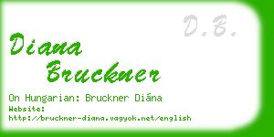 diana bruckner business card